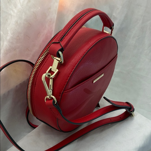 Vince Camuto Bold Red Circle Crossbody Bag - Picture 7 of 11